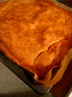 Pannukakkuja uunissa